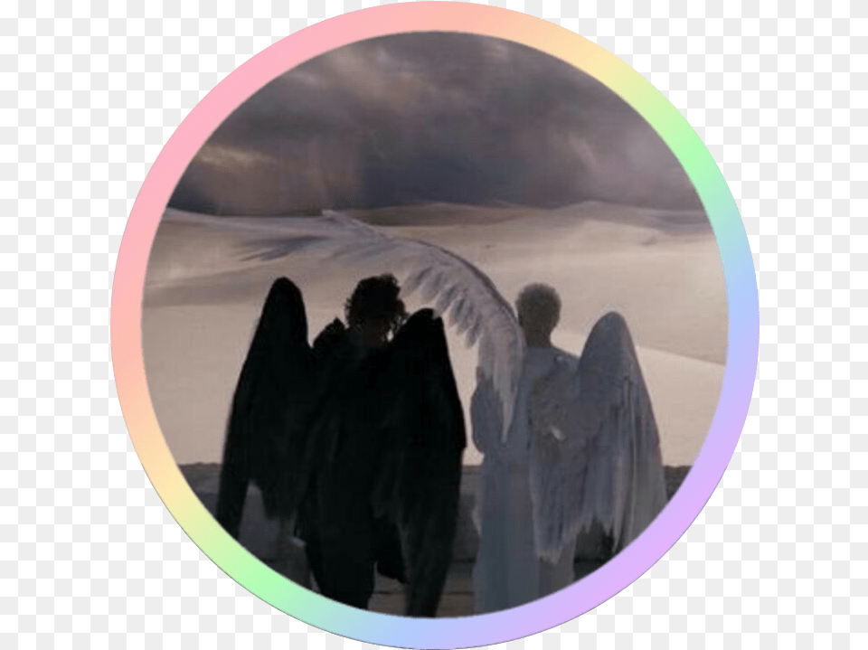 Goodomens Crowley Aziraphale Icon Image By Mitty Angel, Photography, Fashion, Clothing, Coat Free Png Download