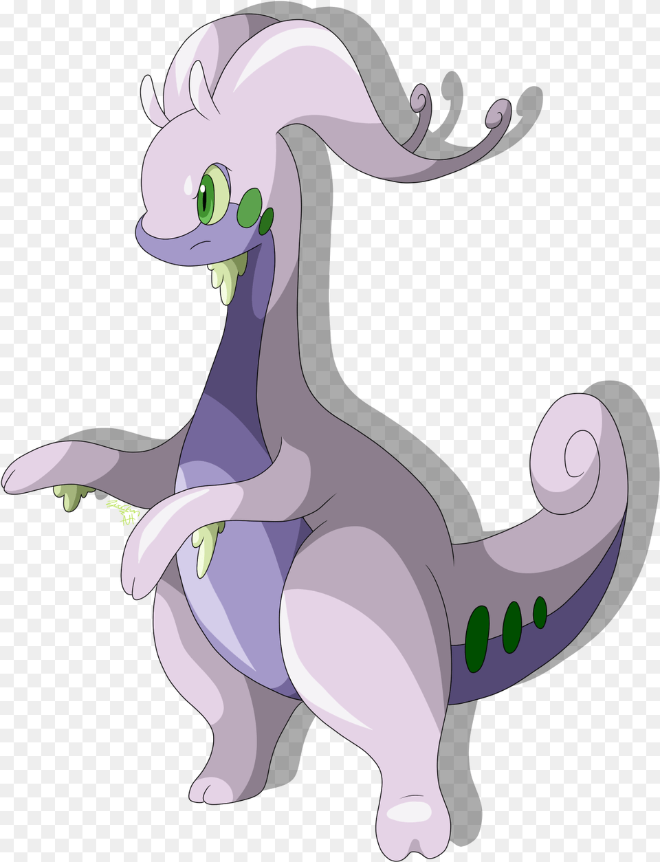 Goodra In Telefang Artwork Telefang Pokemon, Animal, Kangaroo, Mammal Png