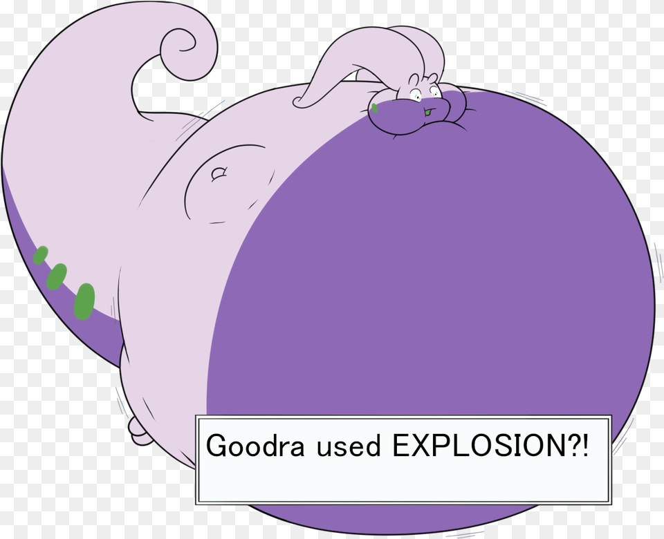 Goodra Used Explosion Goodra Inflation And Popping, Purple, Nature, Night, Outdoors Free Png