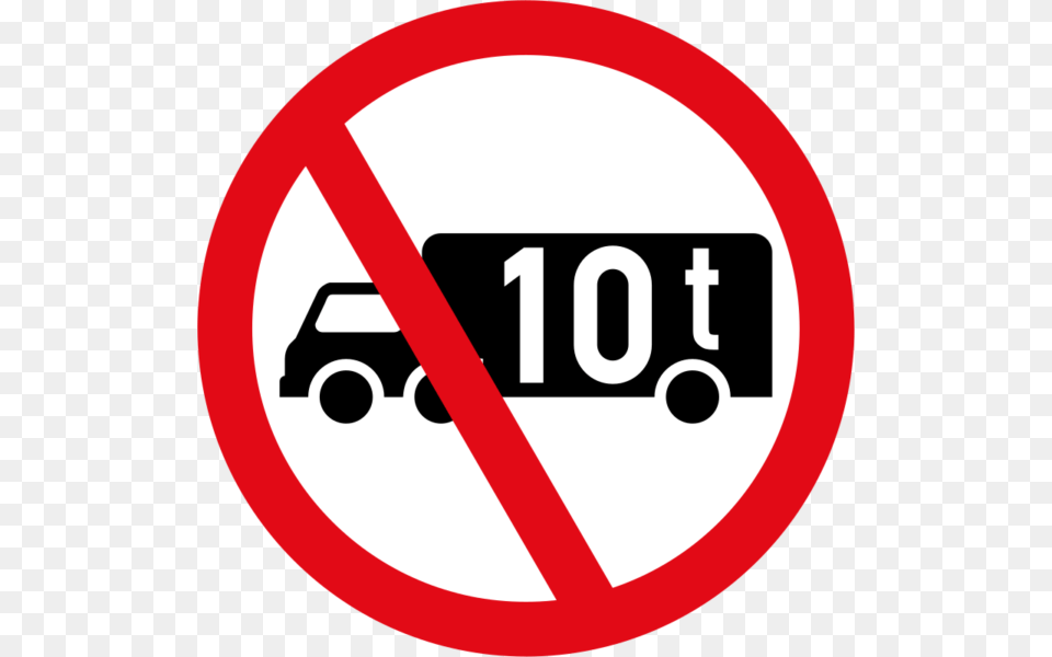 Goods Vehicle Over Indicated Gvm Prohibited Sign No Sexism, Symbol, Road Sign, Disk Free Png