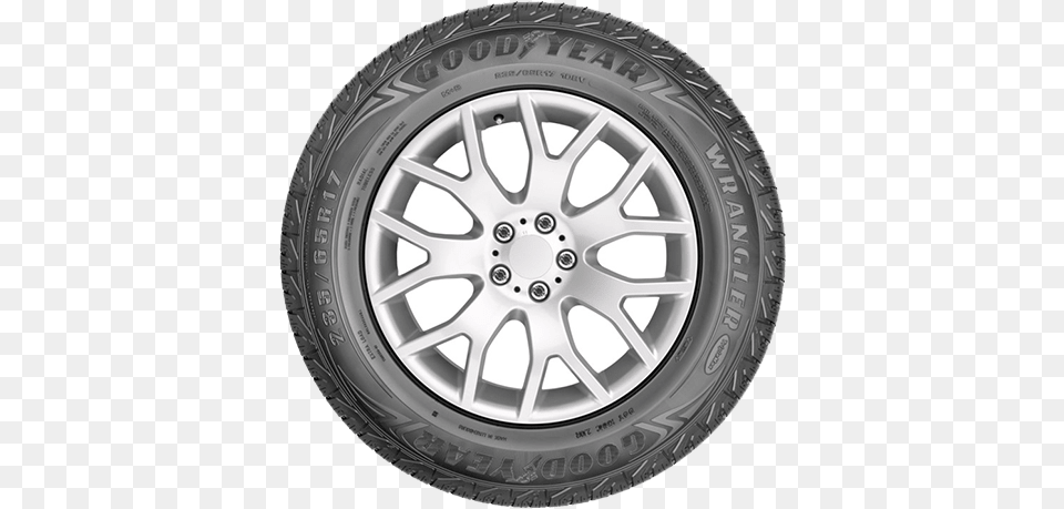 Goodyear Wrangler Triplemax Tyre, Alloy Wheel, Car, Car Wheel, Machine Png Image