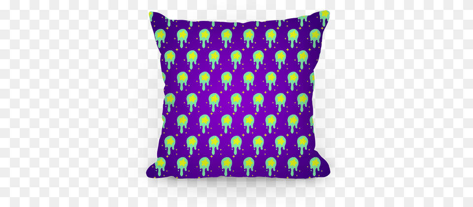 Gooey Pixel Star Pattern Throw Pillow Lookhuman Material Bawena Wzor Pizza, Cushion, Home Decor, Diaper Free Transparent Png