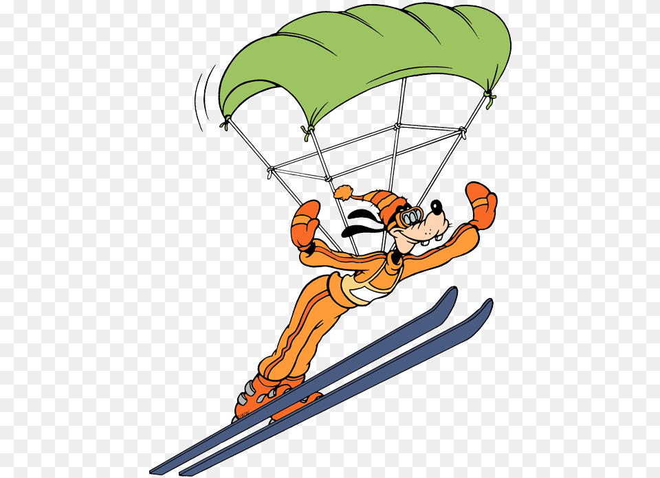 Goofy, Parachute, Outdoors, Person, Nature Free Transparent Png
