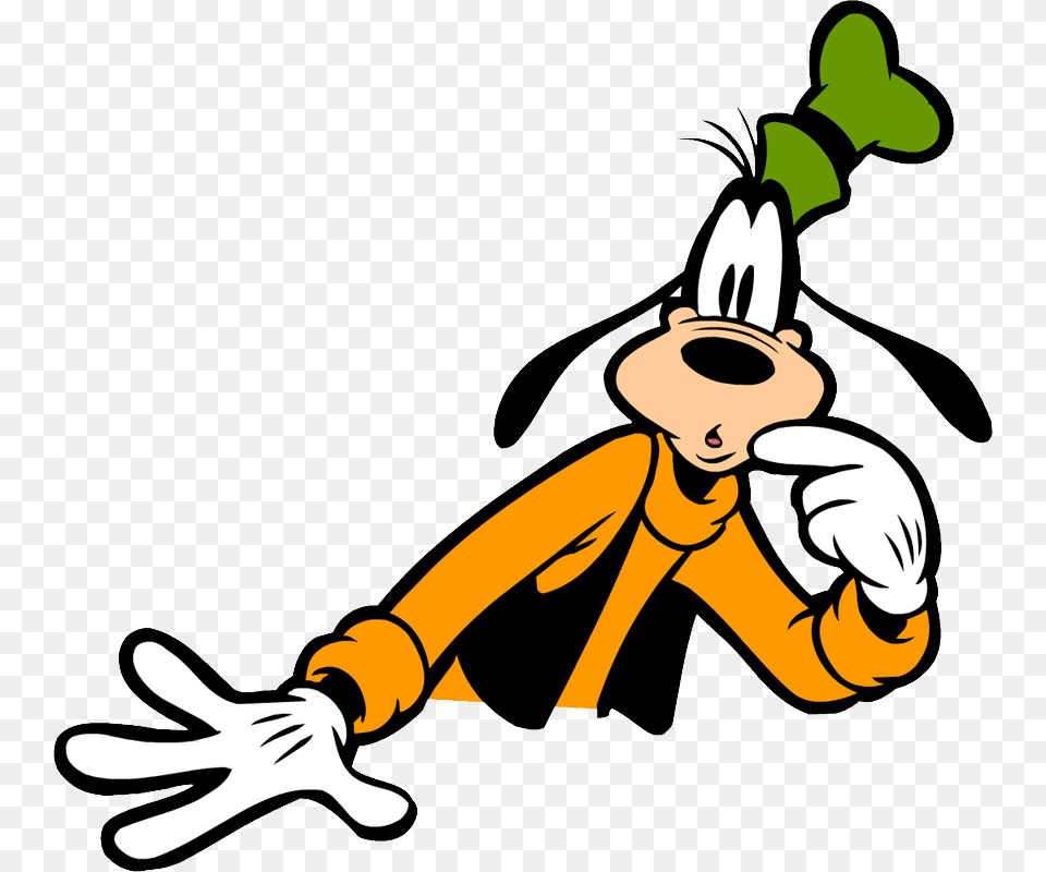Goofy, Cleaning, Person, Cartoon Png Image