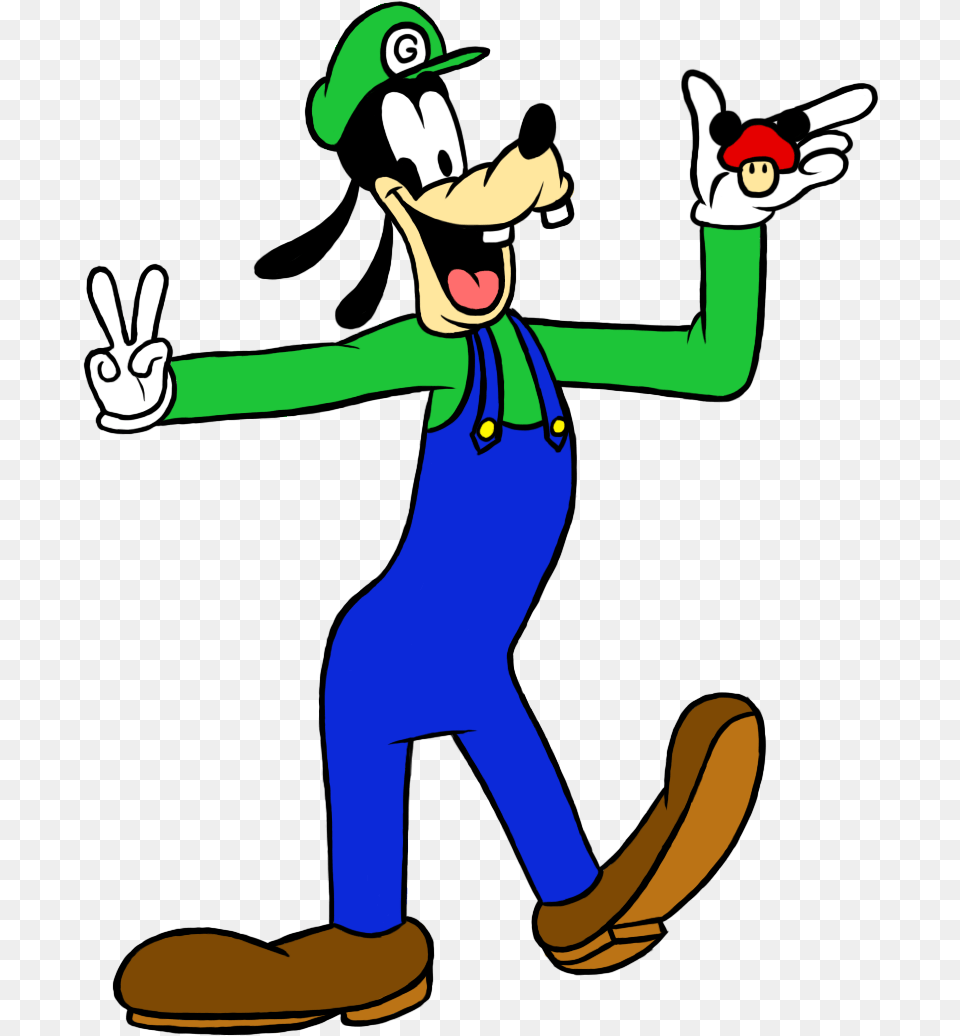 Goofy Clipart For Download Free Donald Duck And Luigi, Boy, Cartoon, Child, Male Png Image
