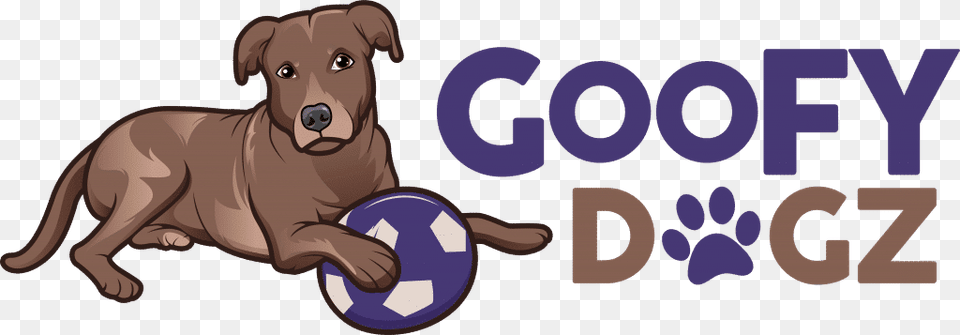 Goofy Dogz Logo With A Cute Brown Dog Playing With Companion Dog, Animal, Canine, Mammal, Pet Free Png Download