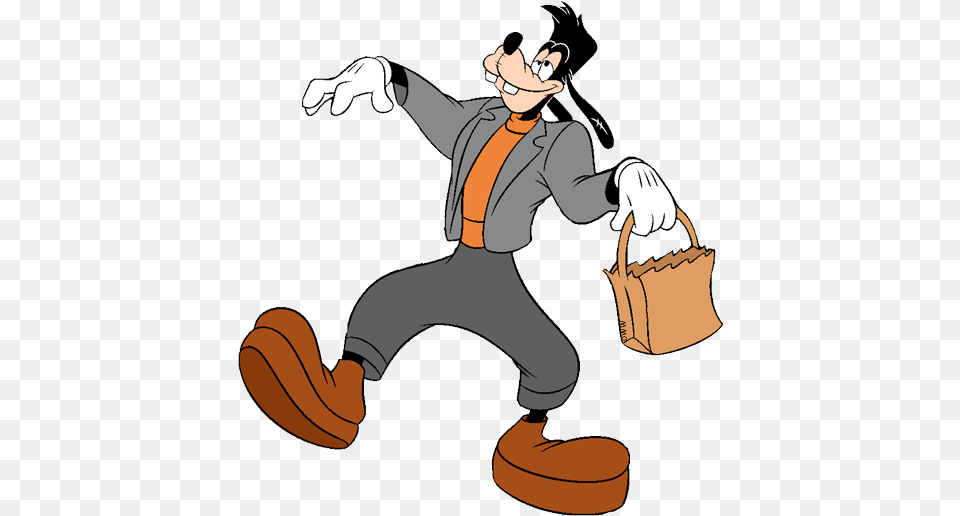 Goofy Dressed Up For Halloween Goofy Halloween Clipart, Person, Accessories, Bag, Handbag Free Png Download