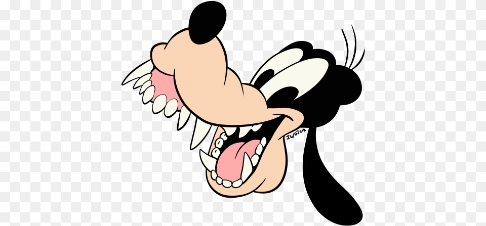 Goofy Facial Expression Nose Clip Art Goofy Is An Apex Predator, Cartoon, Body Part, Mouth, Person Png Image