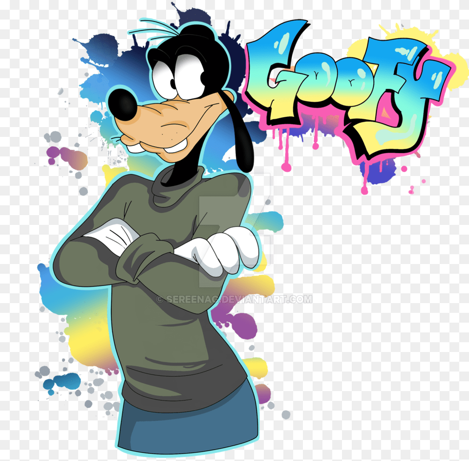 Goofy Graffiti, Art, Graphics, Baby, Person Free Png Download