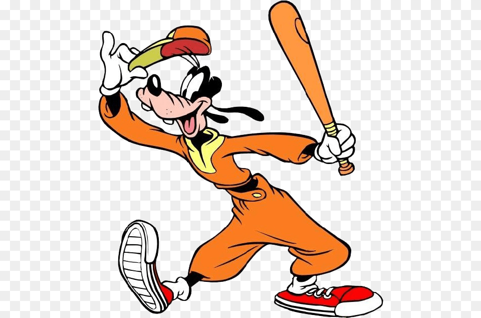 Goofy Jesus Clipart Disney Characters In Sport, People, Person, Baseball, Clothing Png Image