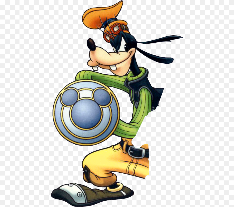 Goofy Kingdom Hearts Shield, Baby, Book, Cartoon, Comics Free Png