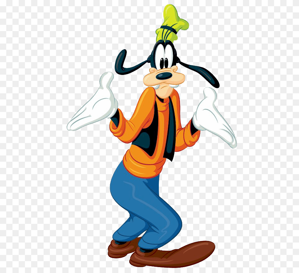 Goofy Shrug Donald Daisy Goofy Pluto Disney, Cartoon, Person Free Png Download
