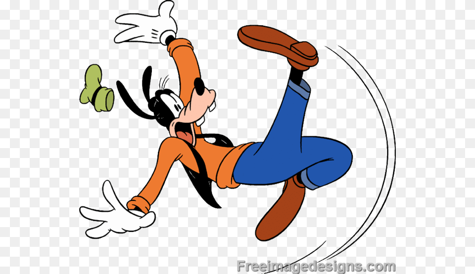 Goofy Slip Design Download Goofy Falling, Person, Cartoon Free Png