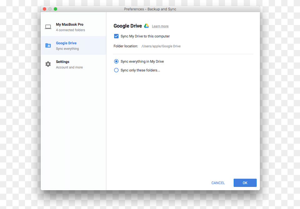 Google Backup And Sync Gpg Suite High Sierra, File, Page, Text, Webpage Free Png