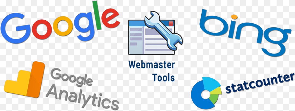 Google Bing Statcounter Webmaster Tools Graphic Design, Text Free Transparent Png