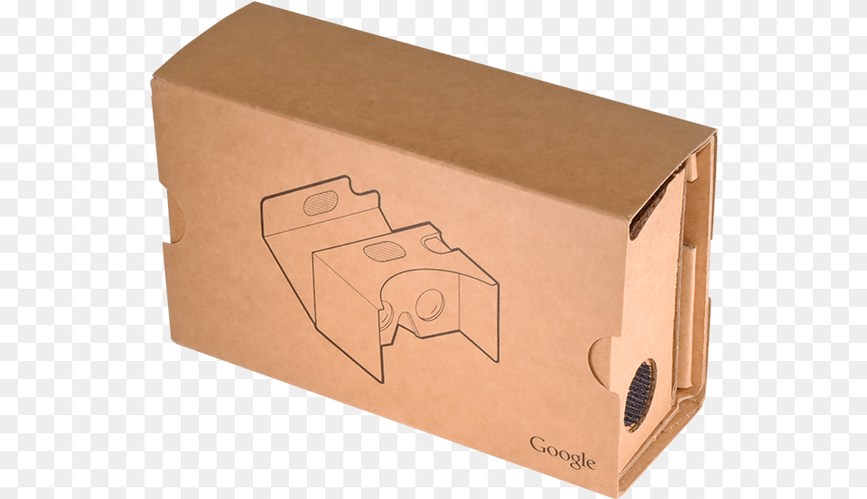 Google Cardboard Headsets Plywood, Box, Carton, Package, Package Delivery Free Transparent Png