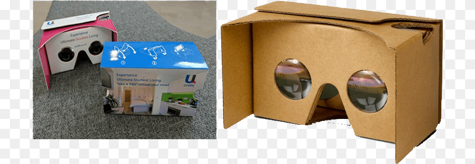 Google Cardboard Vr Android, Box, Carton Png Image