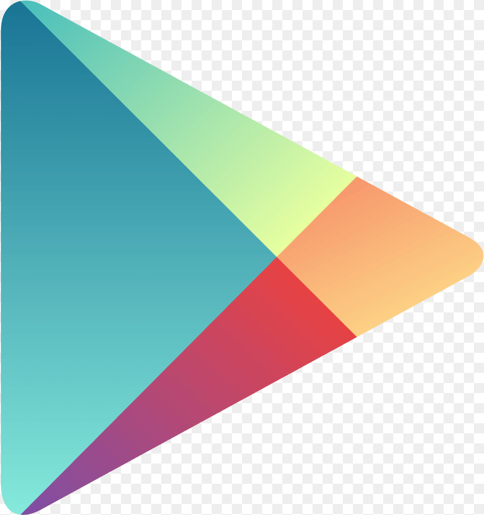 Google Changes Play Store Logo Google Play Logo, Triangle Png Image
