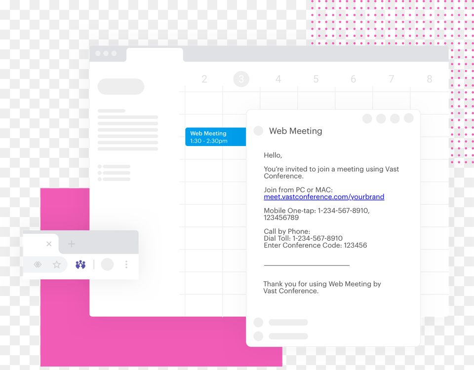 Google Chrome Extension Email Invite Calendar Invite For Conference Call, Page, Text Free Transparent Png