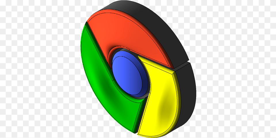 Google Chrome Icon Icon 3d Google Chrome, Sphere, Disk Png Image