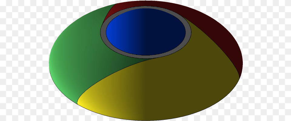 Google Chrome Logo 3d Cad Model Library Grabcad Vertical, Sphere, Astronomy, Moon, Nature Free Png