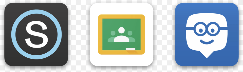Google Classroom And Schoology Logos Google Classroom Icon, Text Png Image
