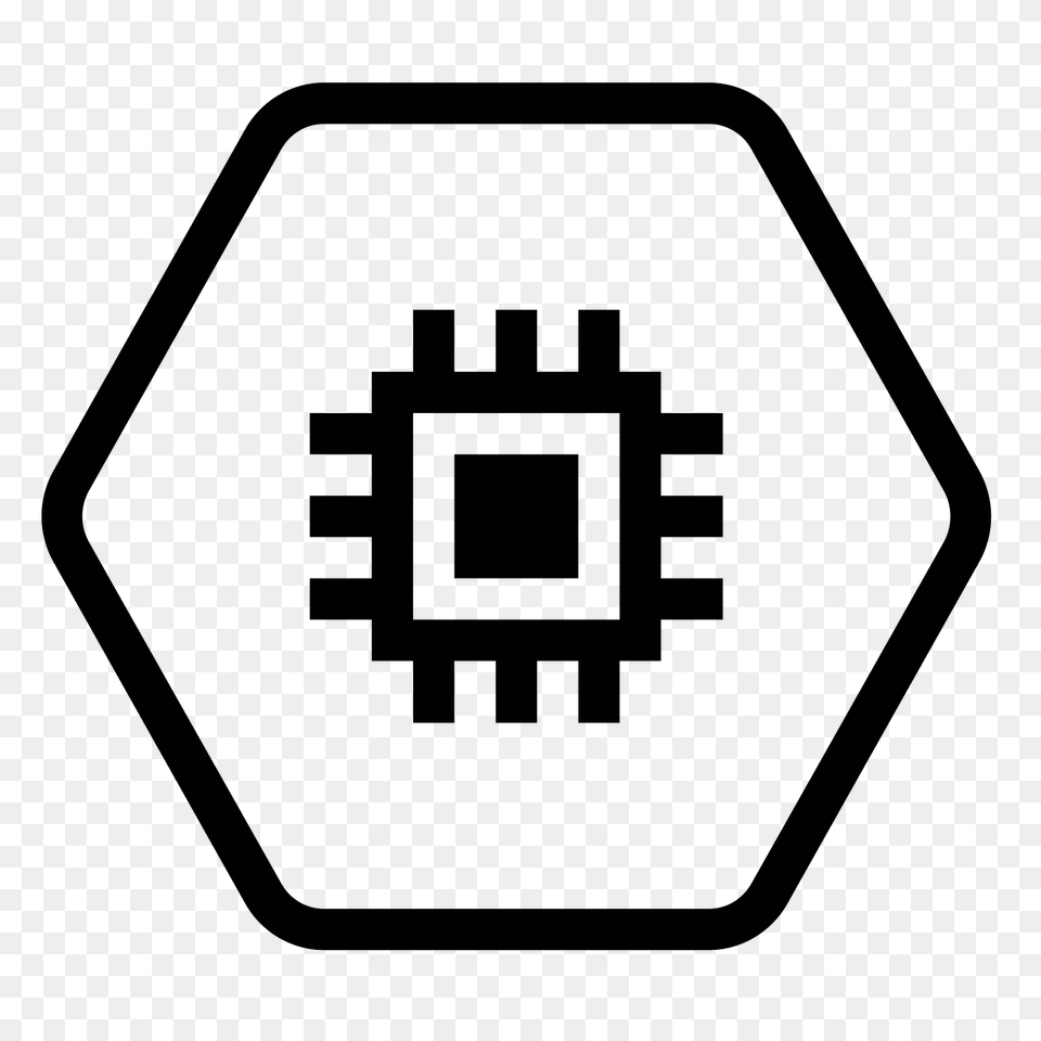 Google Compute Engine Icon, Gray Free Png