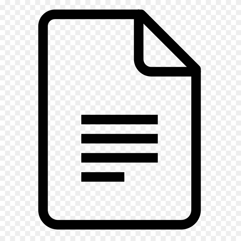 Google Docs Icon, Gray Free Transparent Png