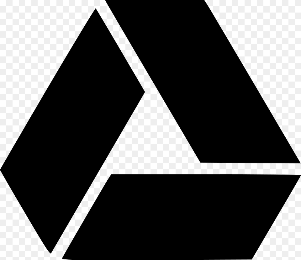 Google Drive Alt Icon, Triangle, Recycling Symbol, Symbol Free Png Download