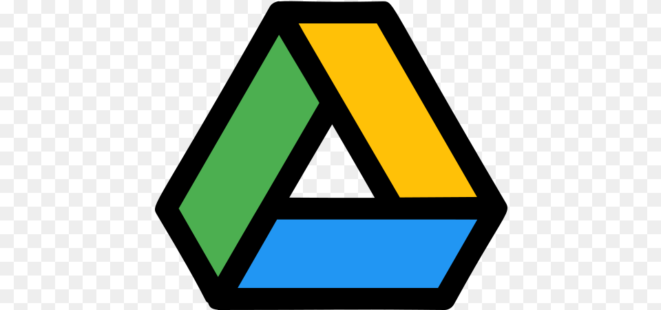 Google Drive Google Drive Icon, Triangle Free Transparent Png