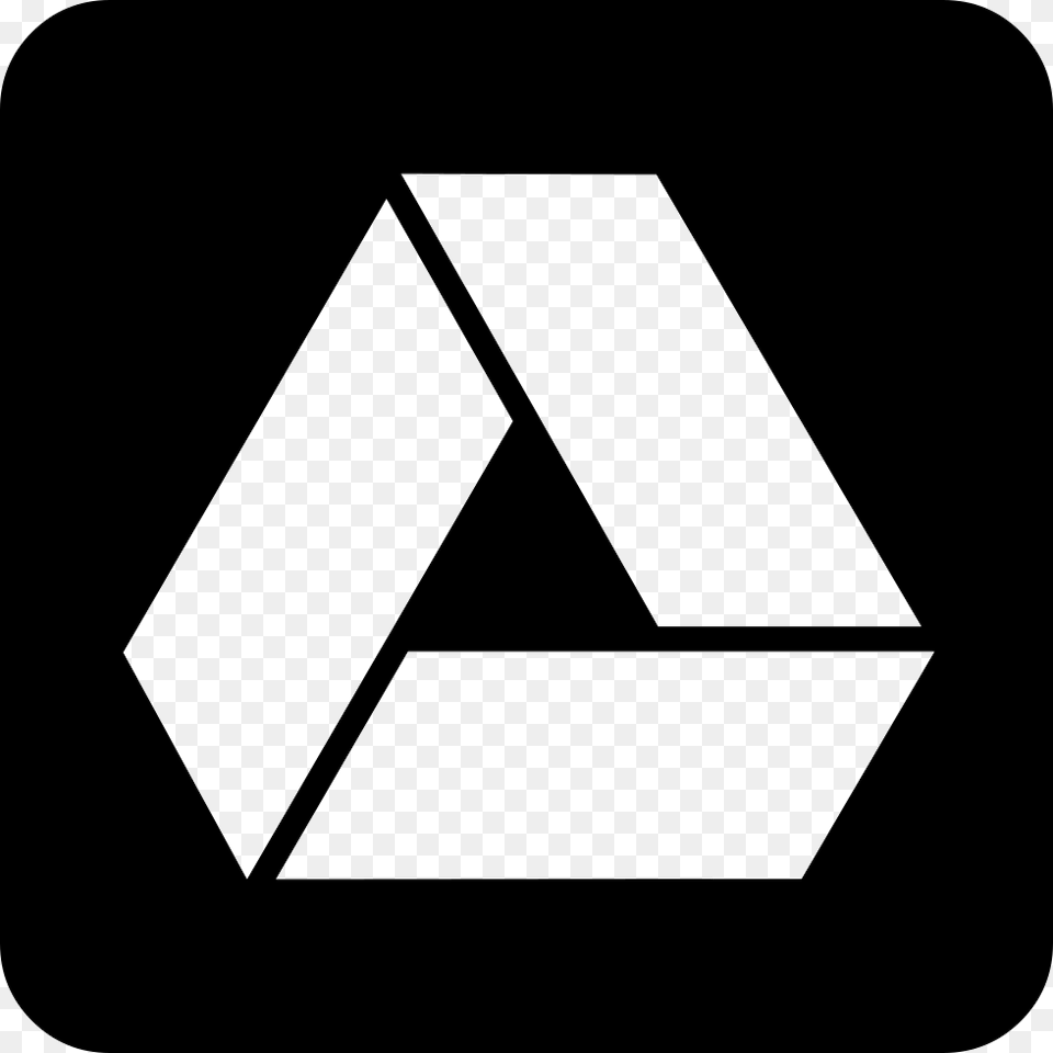 Google Drive Icon Download, Triangle, Recycling Symbol, Symbol, Person Free Transparent Png