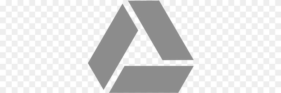 Google Drive Icon Of Glyph Style Google Drive Icon, Triangle, Symbol, Recycling Symbol Png