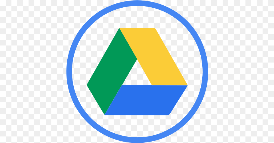Google Drive Icon Transparent Google Drive Icon, Triangle, Disk, Logo Png Image
