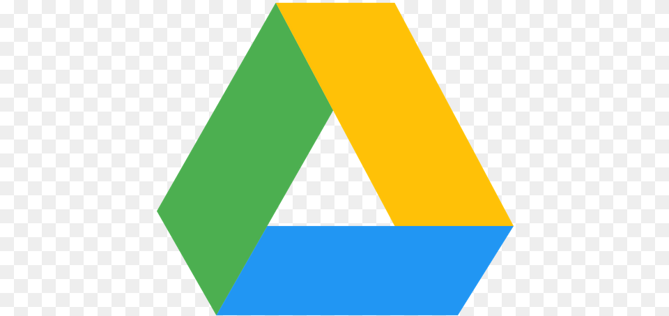 Google Drive Logo Icon Of Flat Style Google Drive Icone, Triangle Free Png Download