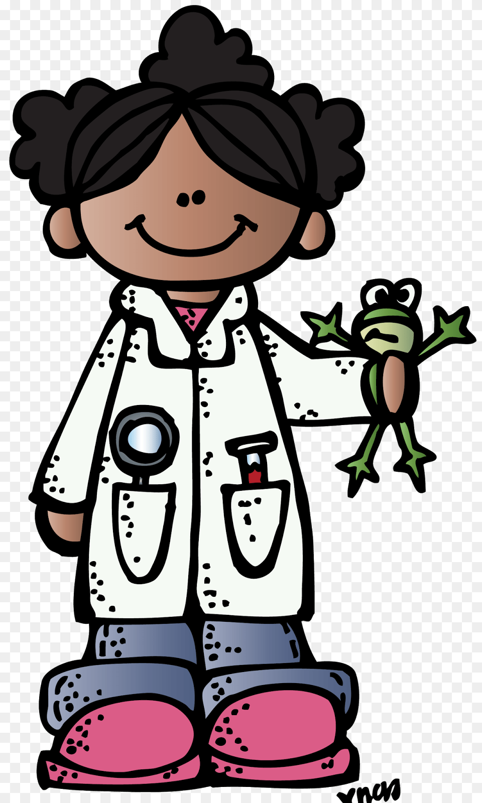 Google Educlips Drawing Melonheadz Science Clipart, Clothing, Coat, Photography, Baby Free Png