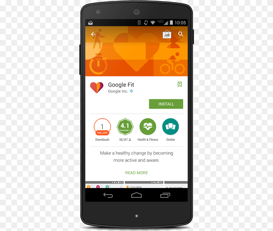 Google Fit Banner In Play Store, Electronics, Mobile Phone, Phone Free Png
