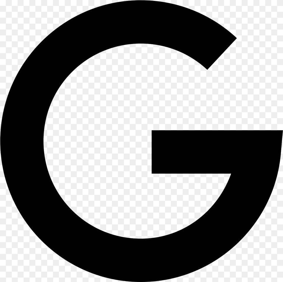 Google G Logo White, Gray Png