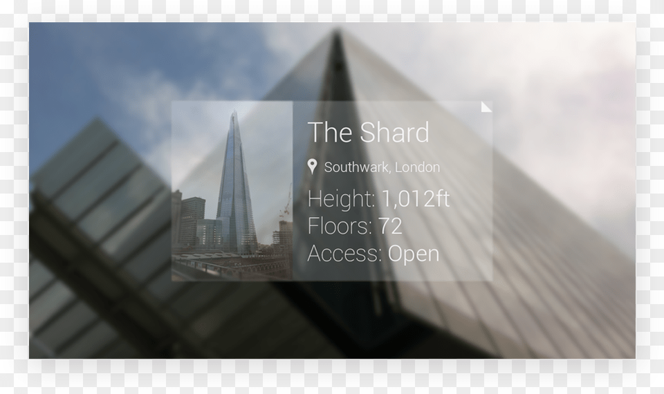 Google Glass The Shard Google Glass, Architecture, Tower, Spire, Office Building Png Image