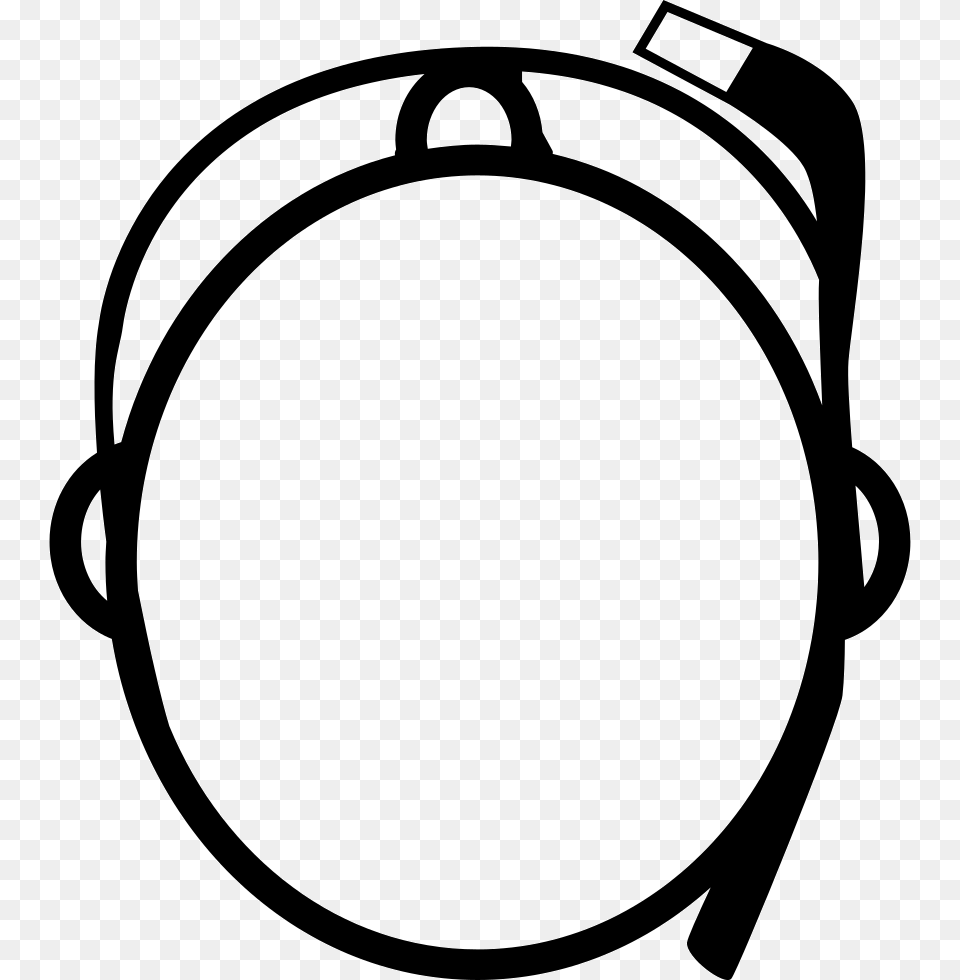 Google Glasses On Person Head From Top View Icon Drum, Musical Instrument, Percussion Free Png Download