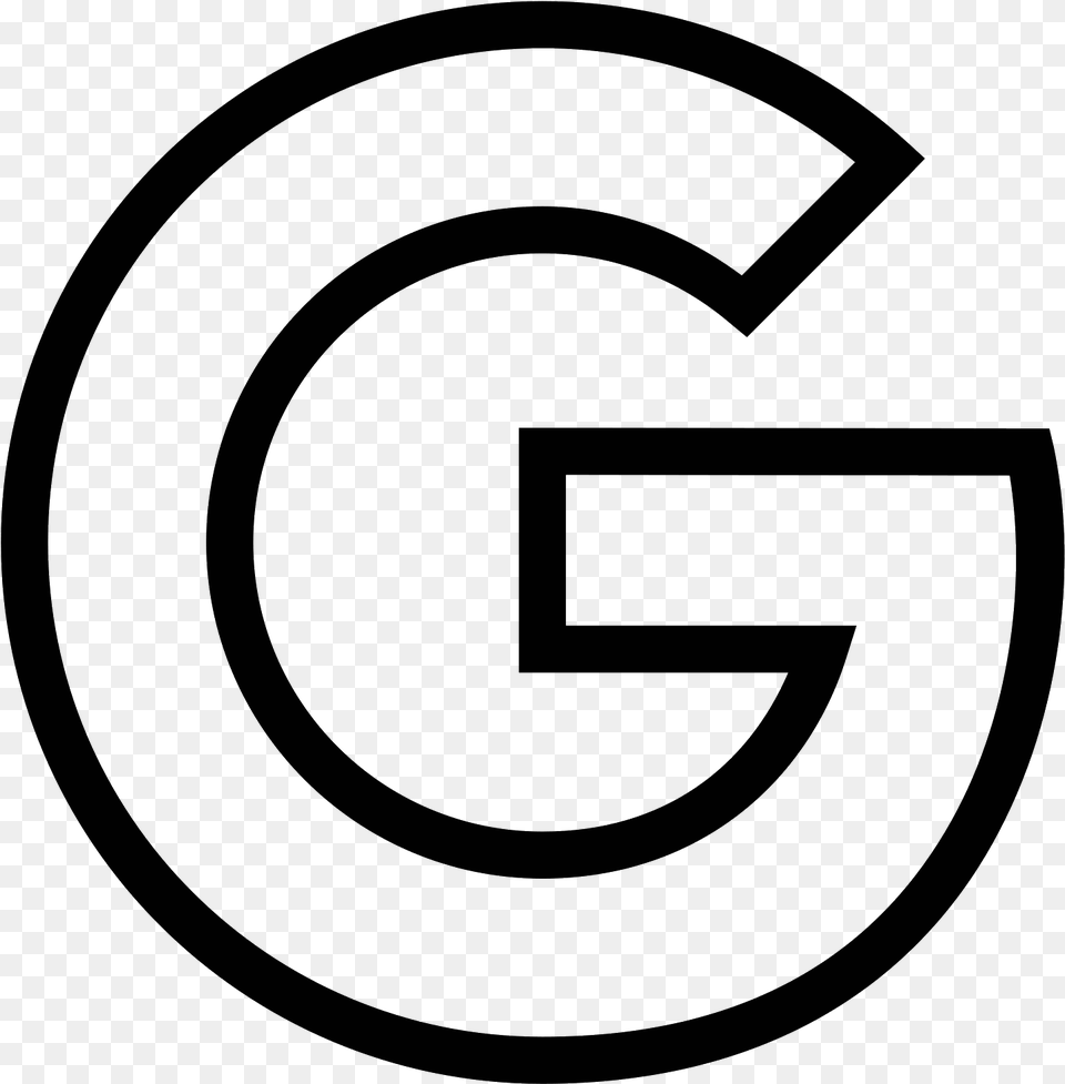Google Google Icon White, Gray Free Png