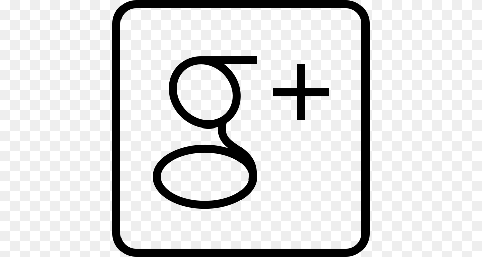 Google Google Plus Google Logo Plus Icon, Gray Free Png