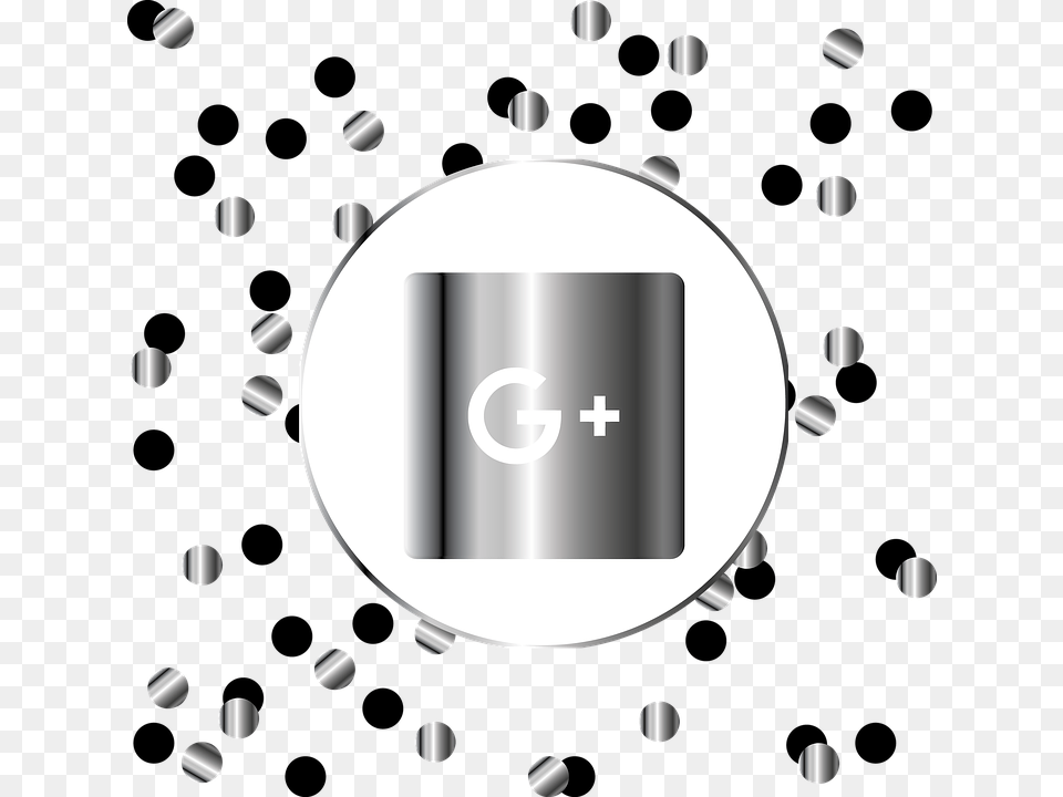 Google Google Plus Silver Icon Symbol Social Media Facebook Black And Yellow Icon, Text, Electronics Png