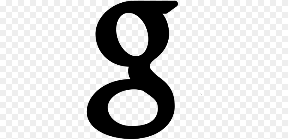 Google Icon Picture Of The Google G That Is Black G Icon Gray Free Png Download