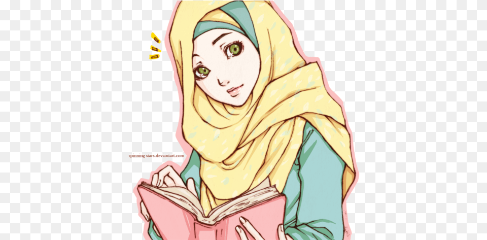 Google Image Result For Http Anime Muslim Girl, Adult, Publication, Person, Woman Png
