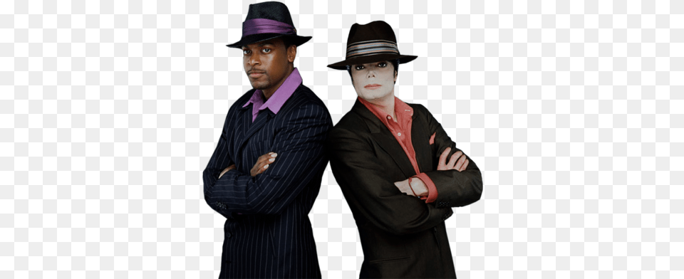 Google Image Result For Micheal Jackson And Cris Tucker, Suit, Clothing, Coat, Sun Hat Free Png Download