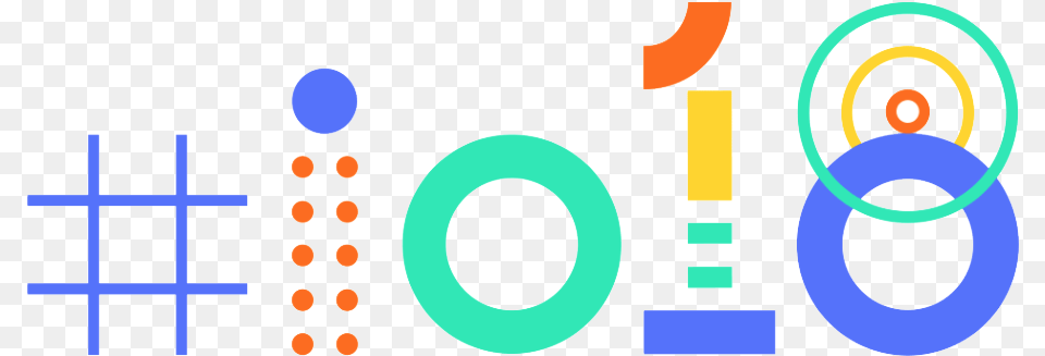 Google Io 2018 Logo, Text, Number, Symbol, Light Png Image