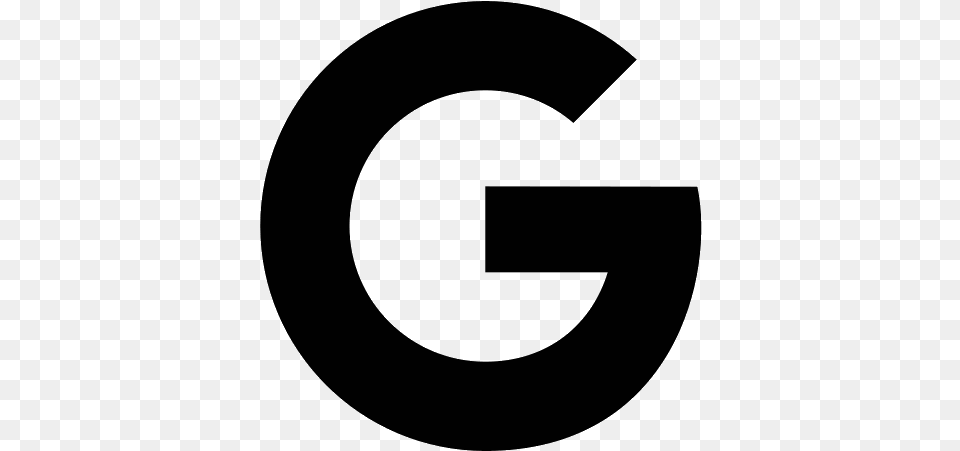Google Logo Google G Logo Black, Gray Free Transparent Png