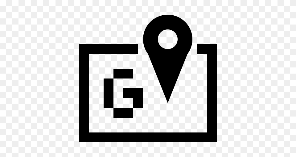 Google Map Google Map Map Icon With And Vector Format, Gray Free Png