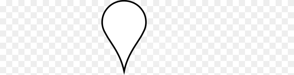 Google Map White Marker Clip Art, Balloon, Clothing, Hat, Heart Free Png Download