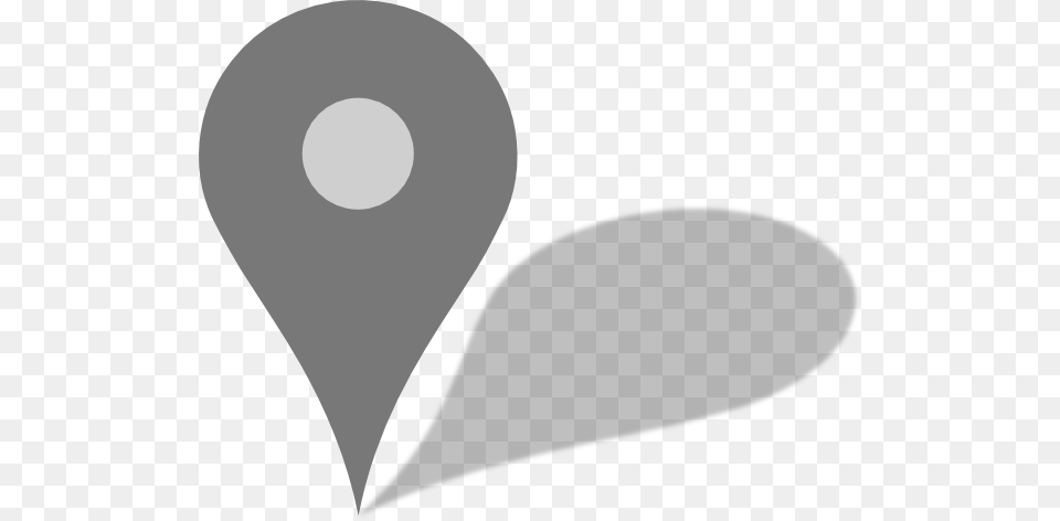 Google Maps Grey Marker W Shadow Clip Art Png Image